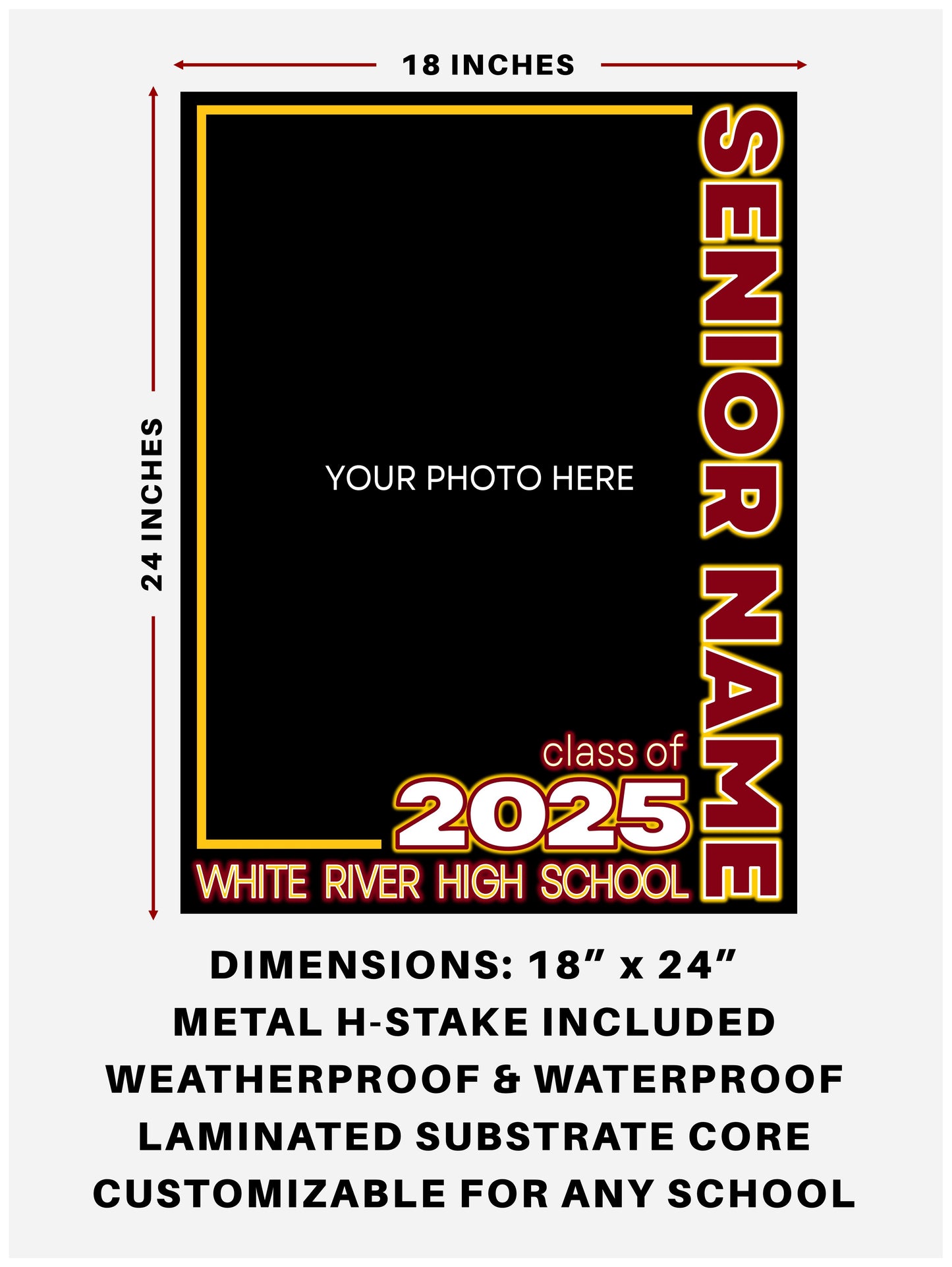 Senior Sign 1 | Portrait