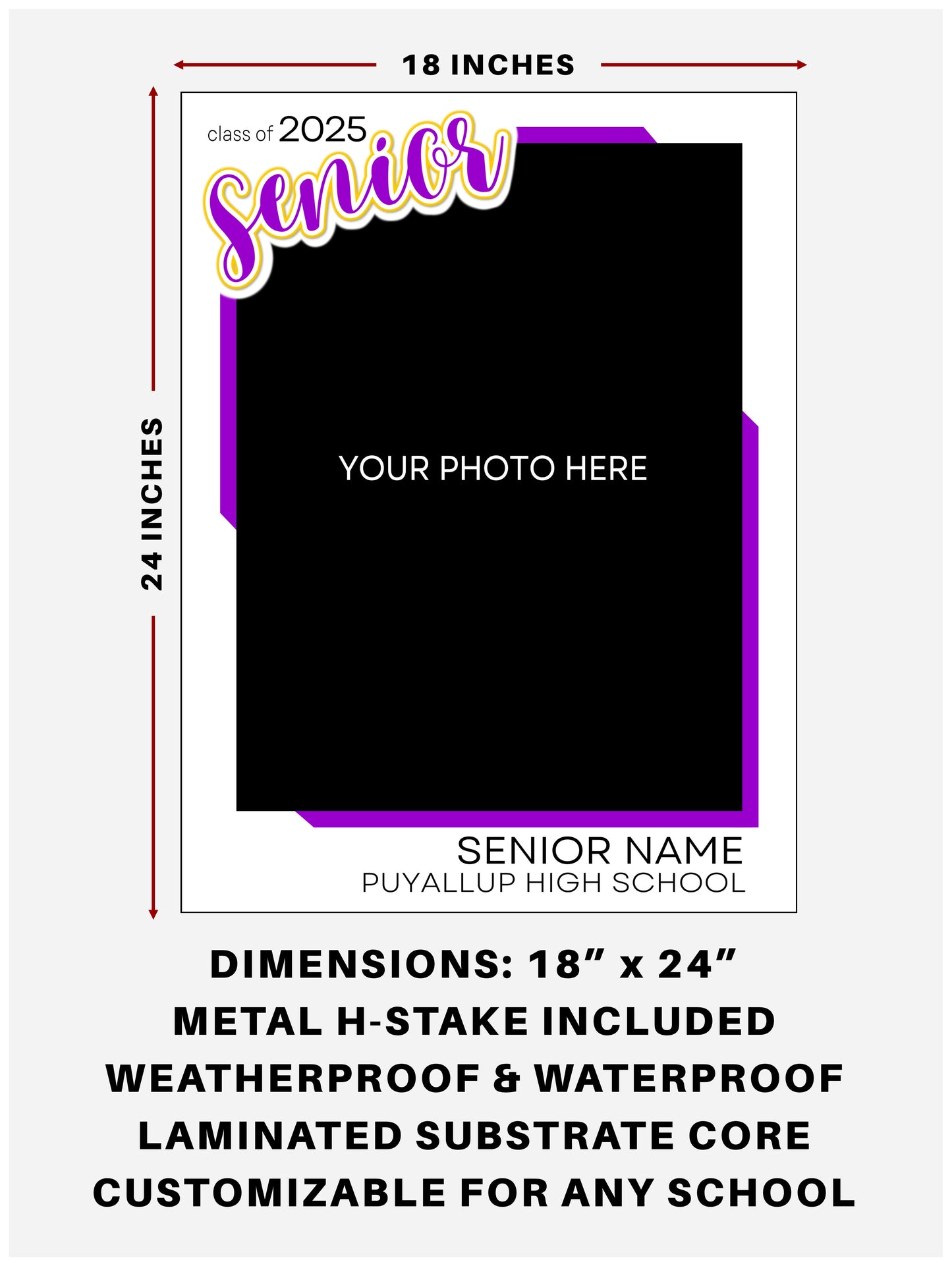 Senior Sign 2 | Portrait