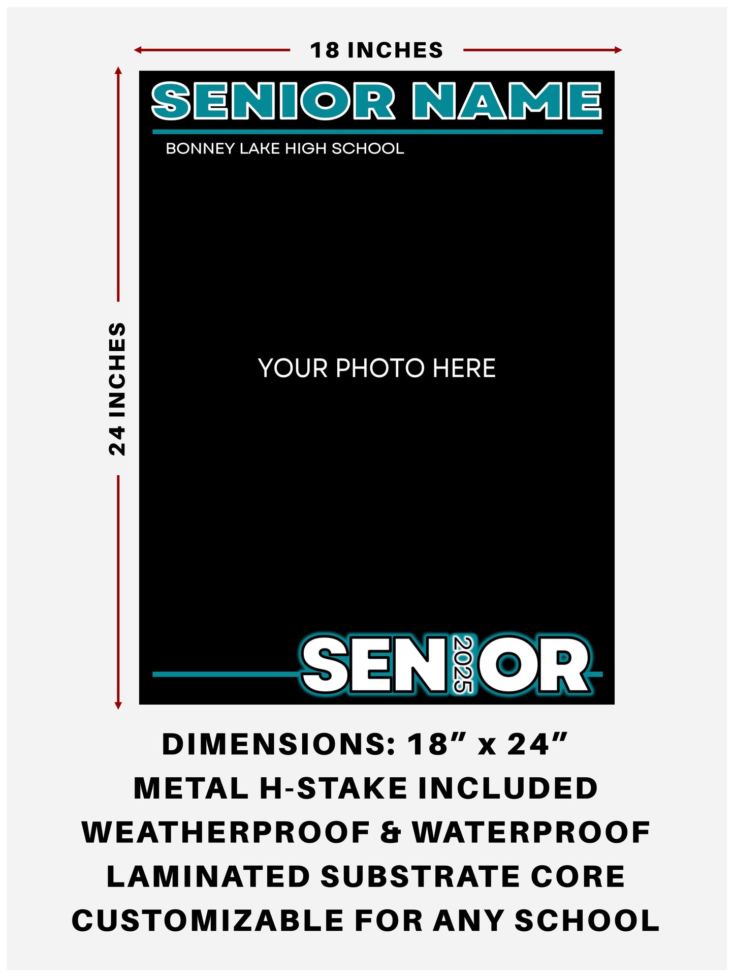 Senior Sign 5 | Portrait