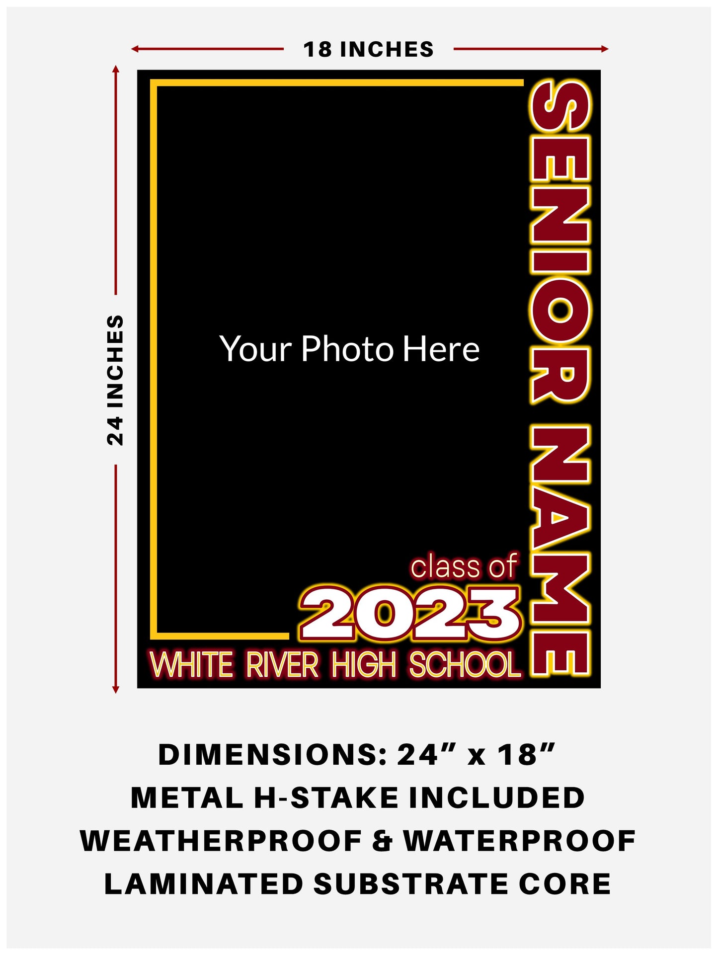 2024 Custom Senior Sign 1